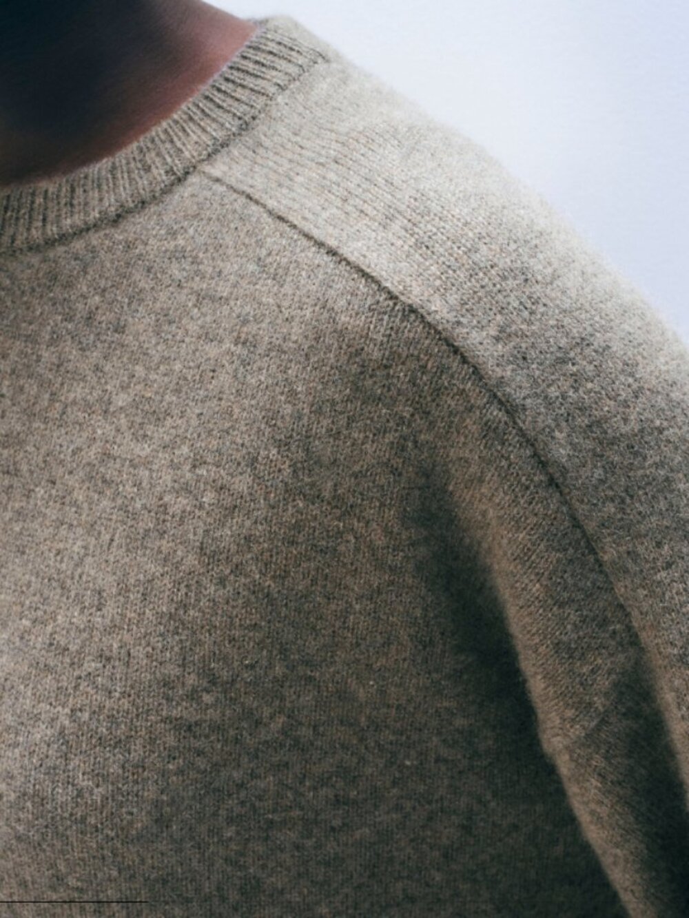 NEW White + Warren Cashmere Saddle Sleeve Crewneck sweater - Picture 3 of 8